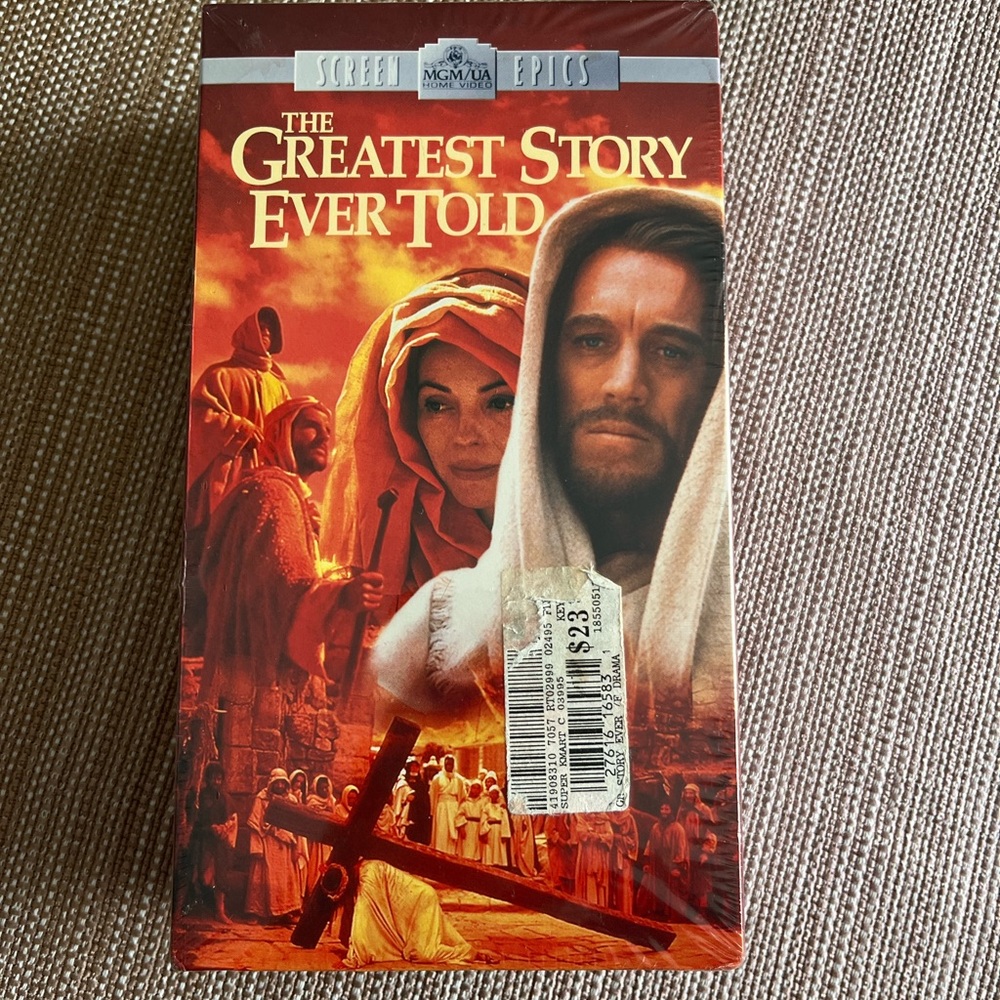 NEW! The Greatest Story Ever Told 2 VHS Set